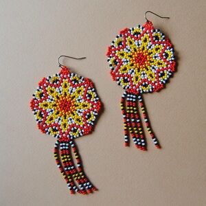 Colorful Beaded Earrings